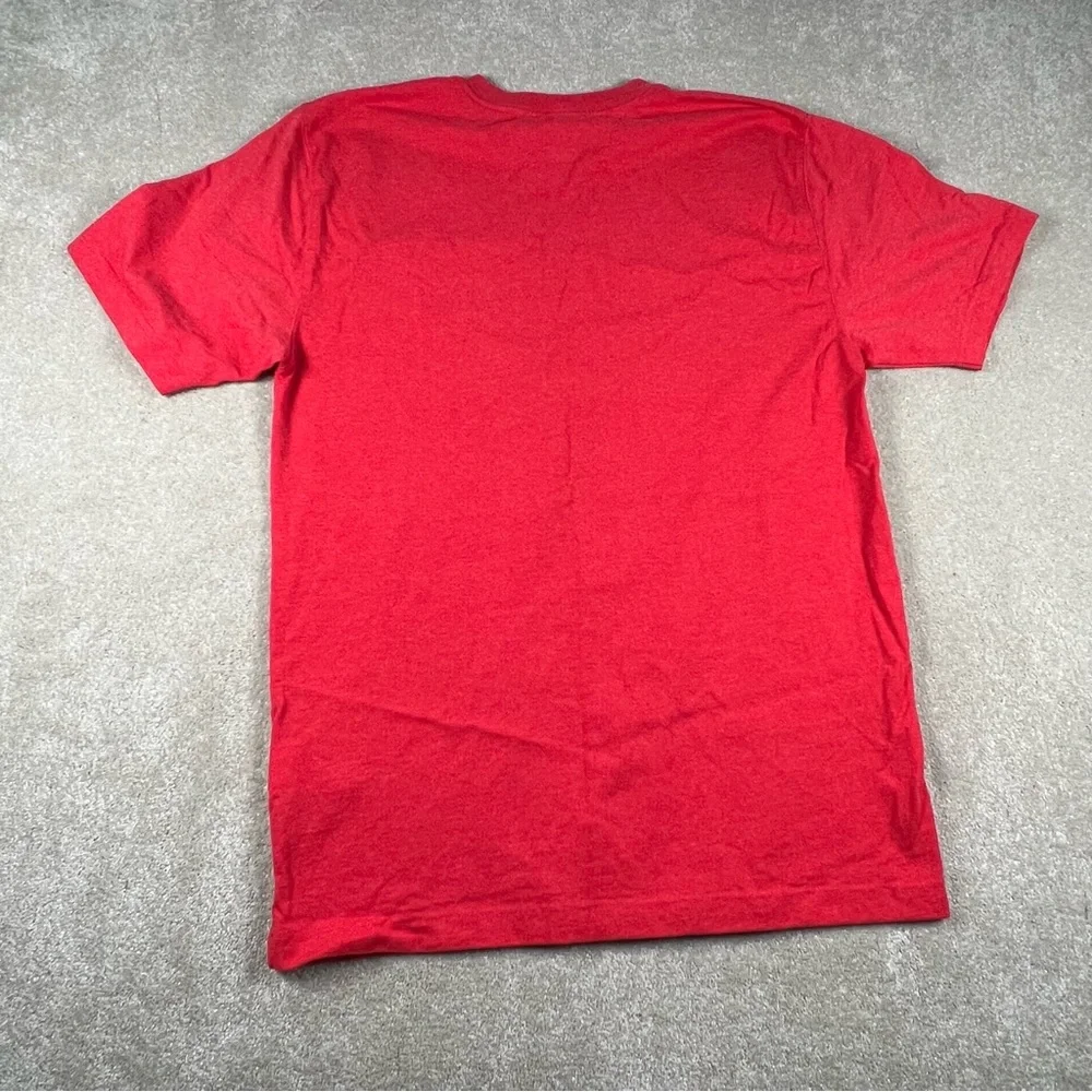 Carhartt Pocket T Shirt Loose Fit Short Sleeve Crew Neck Red Logo Men's Small